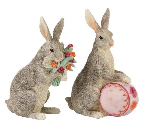 Couple de lapins, Nostalgie Easter, Hoff Interior