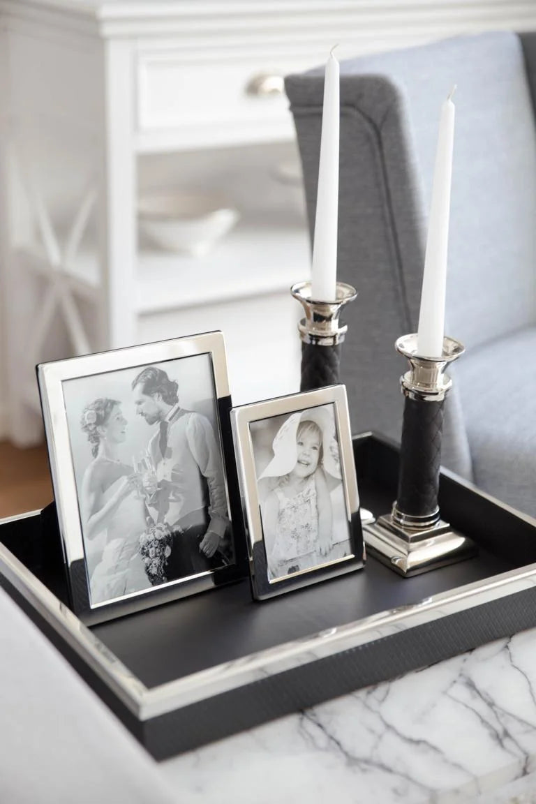 Plateau 38 x 38 cm Tray Jackson Noir, Edzard