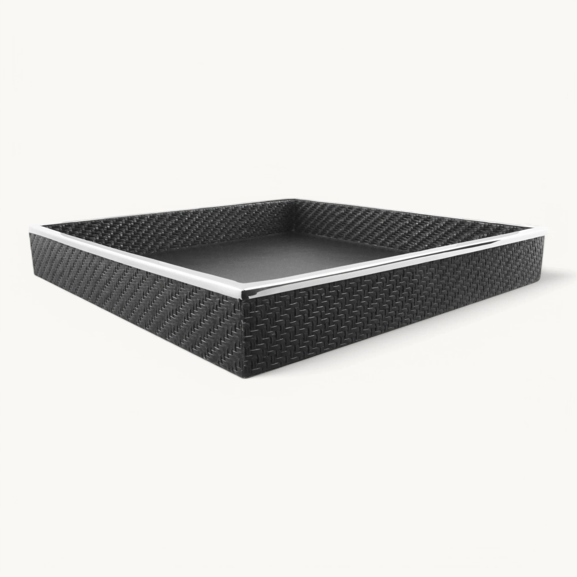Plateau 38 x 38 cm Tray Jackson Noir, Edzard