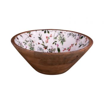 Saladier Champêtre en manguier 30 cm, Bastide