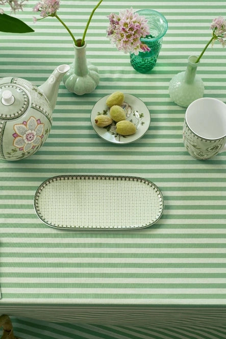 Plateau Sucre/Lait 25 cm Lily & Lotus Tiles Light Green, Pip Studio