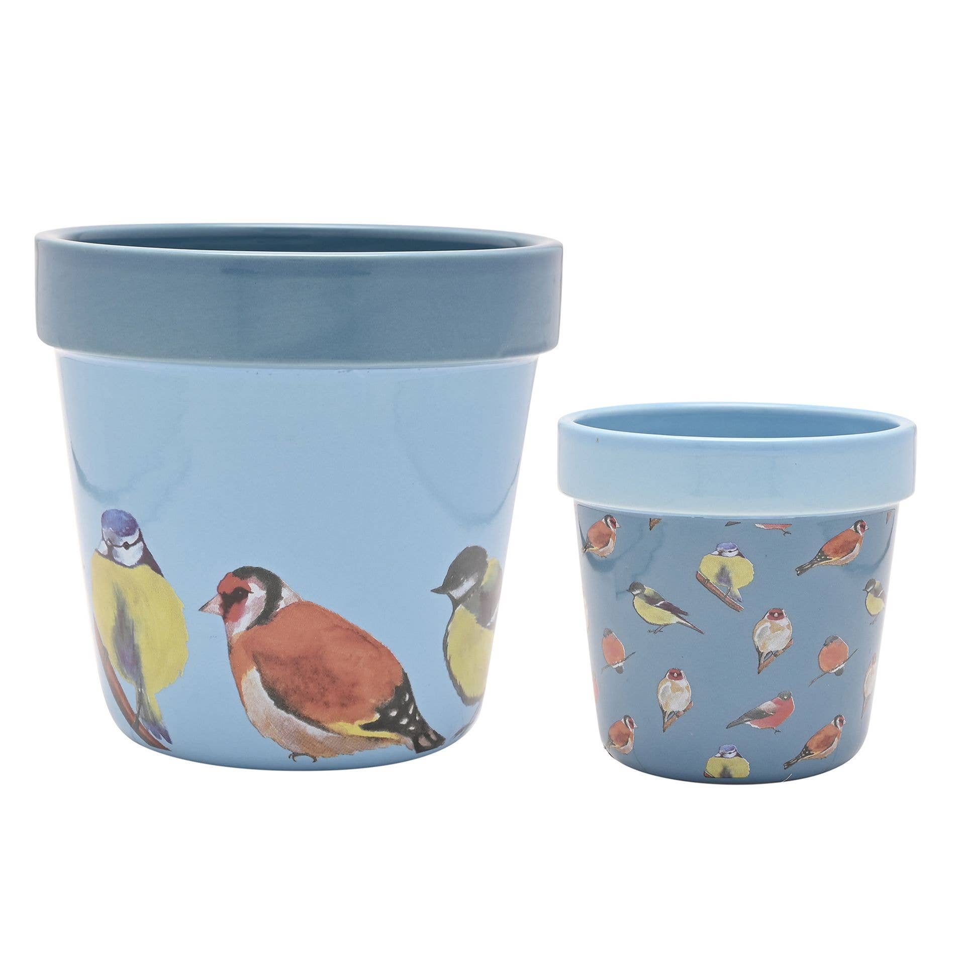 Ensemble de 2 jardinières Country Living - Oiseaux