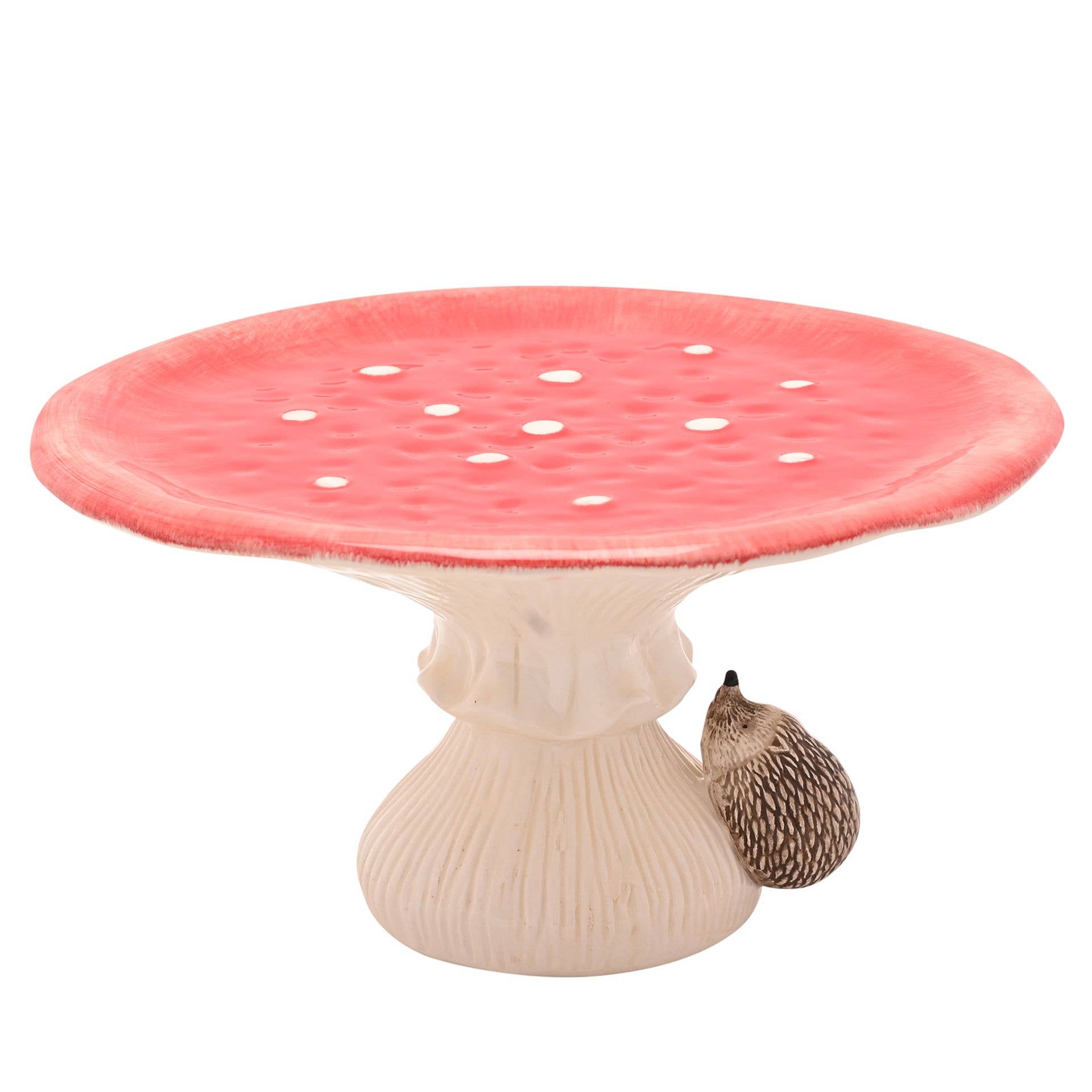 Présentoir à gâteau Champignon & Hérisson Country Living