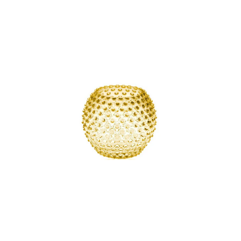 Vase Boule 18cm, Ananas Ambre, Markhbein Kibic