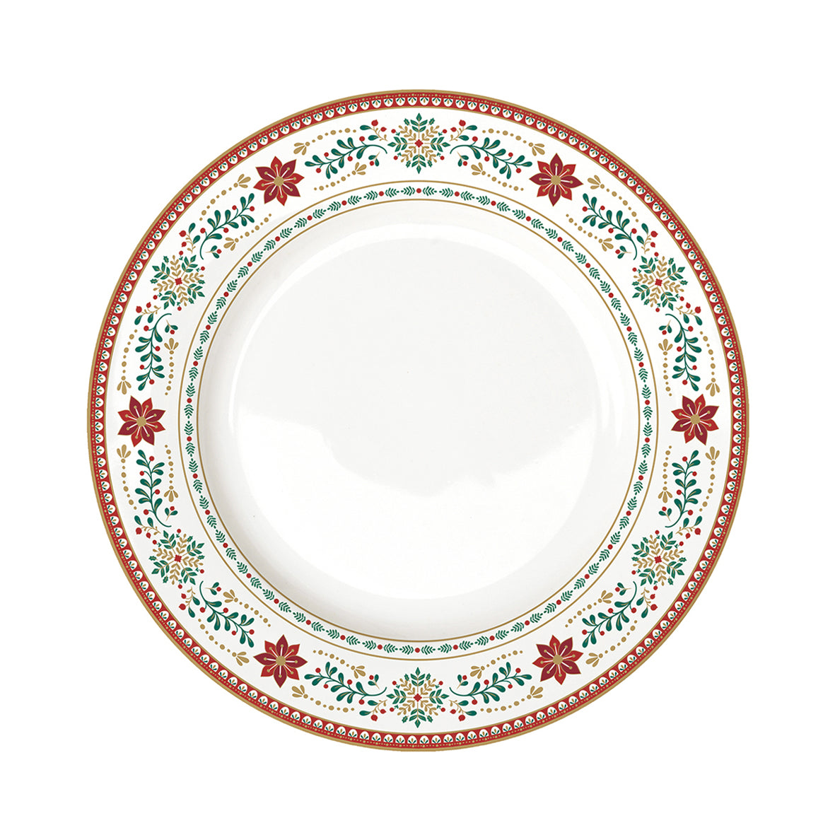 Assiette plate Ø 26,5 cm CHRISTMAS FOLK, Easy Life