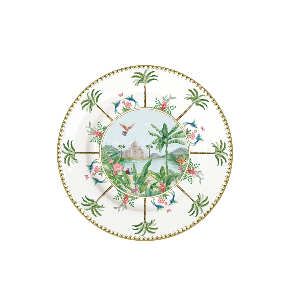 Assiette dessert 19cm, Paradise Sauvage