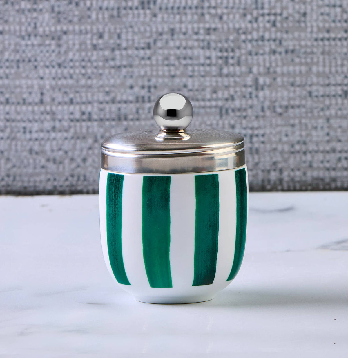 Egg Coddler d'œuf Rayures Vertes, DRH