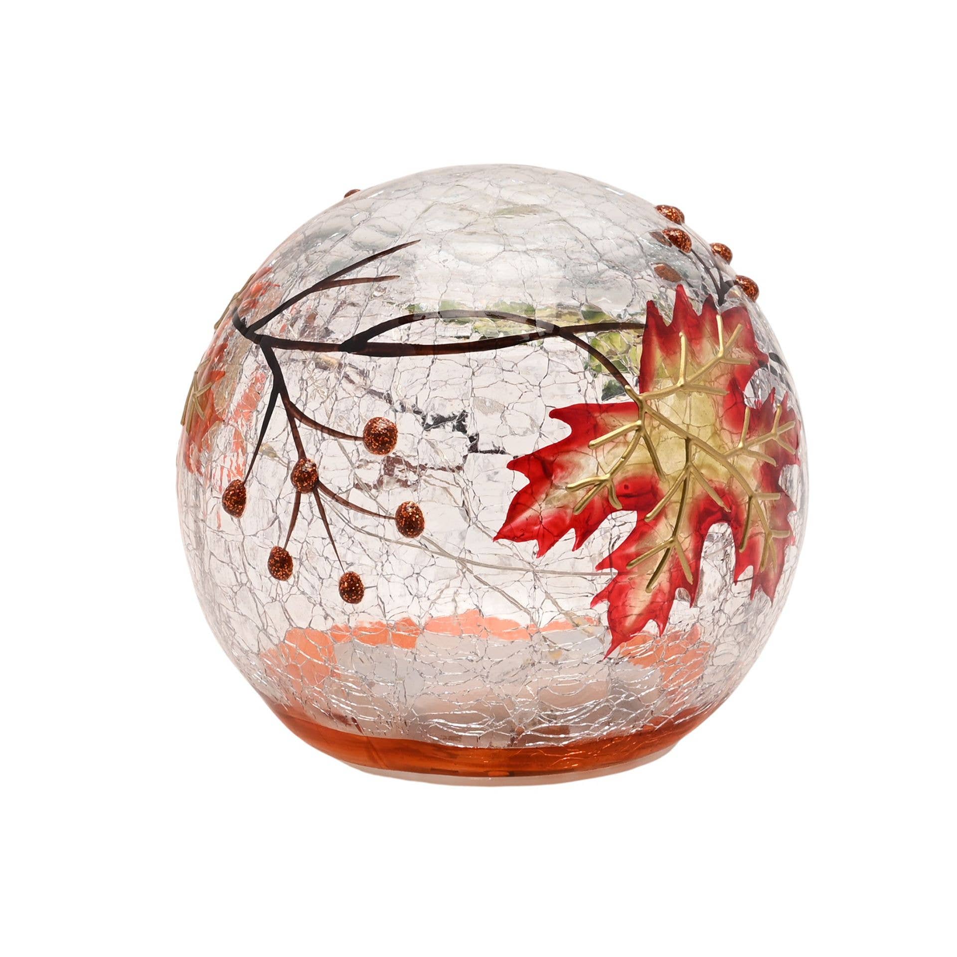 Boule lumineuse à LED Feuille d'automne Country Living