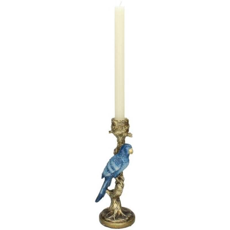 Bougeoir - Perroquet bleu ↑ 26 cm, Trendhero
