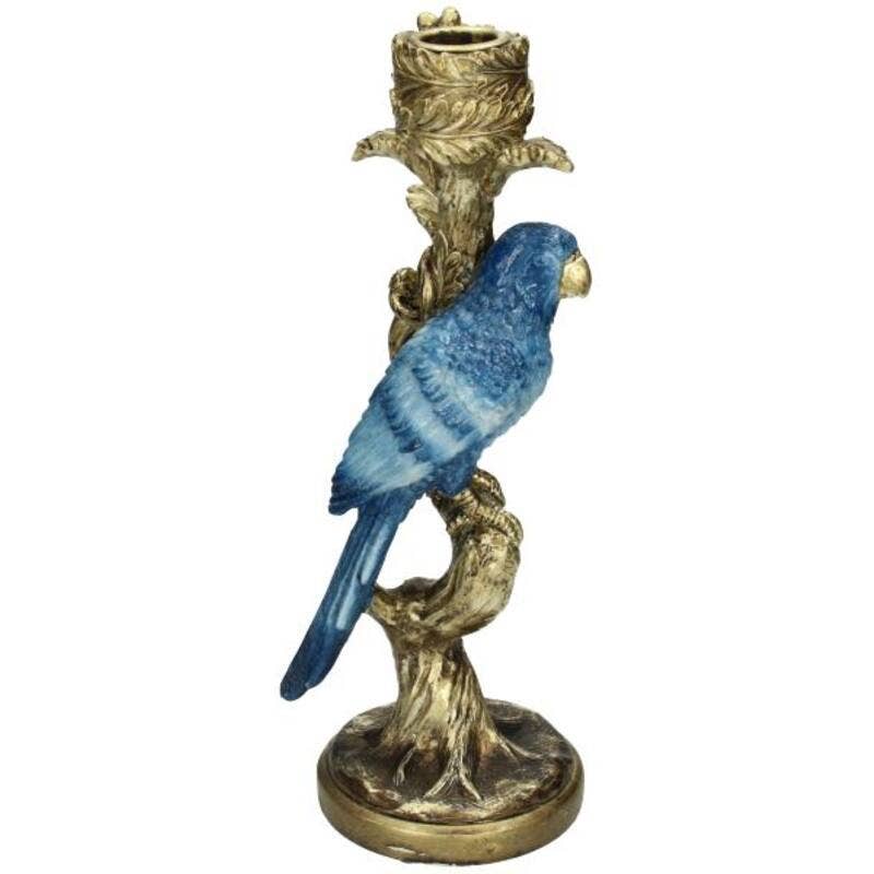 Bougeoir - Perroquet bleu ↑ 26 cm, Trendhero