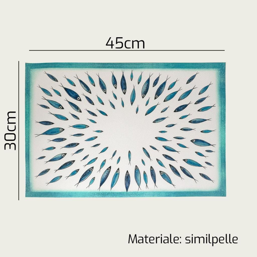 Set de Table 45 x30 cm Fish, Arca