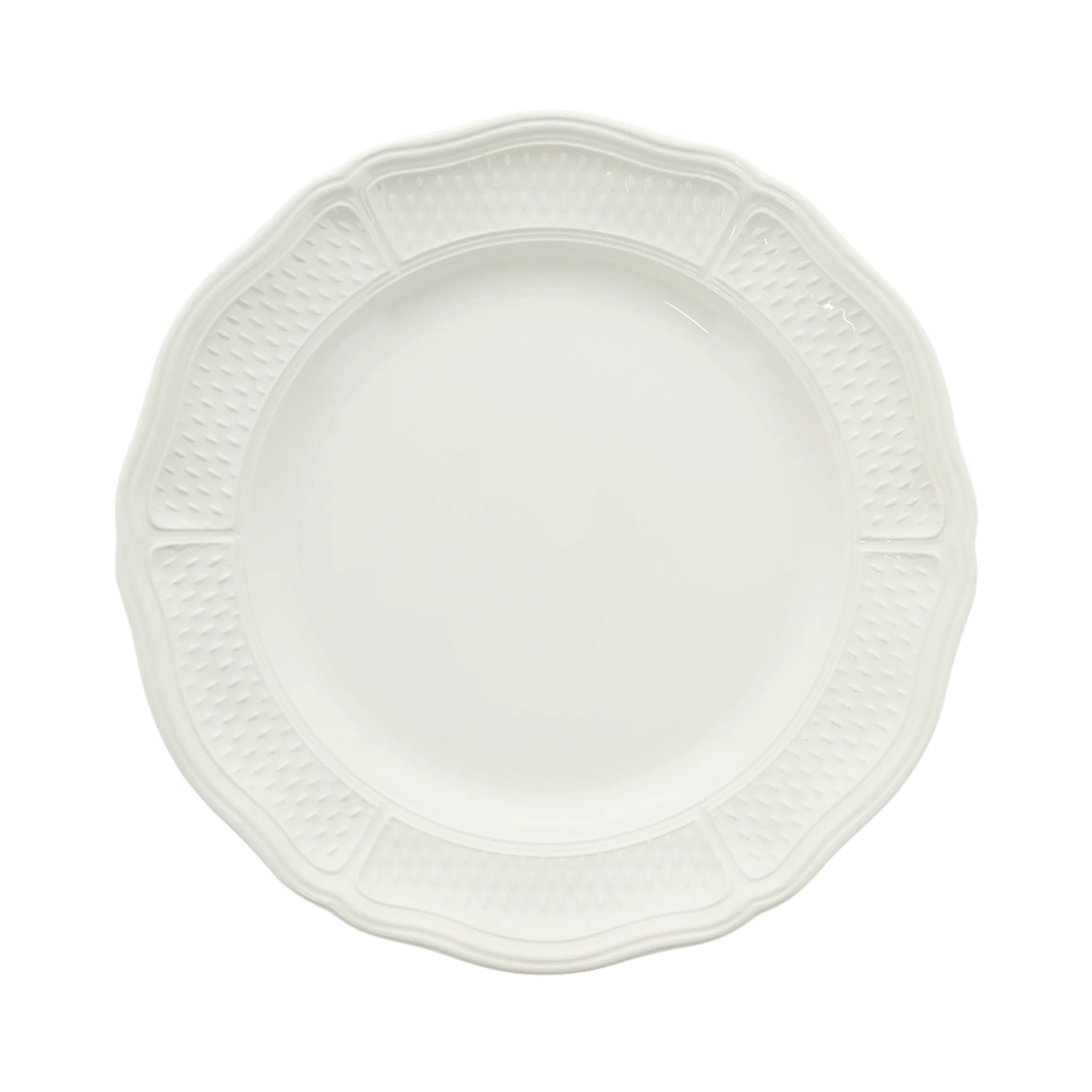 Assiette de Présentation 32.5cm, Pont Aux Choux Blanc, Gien