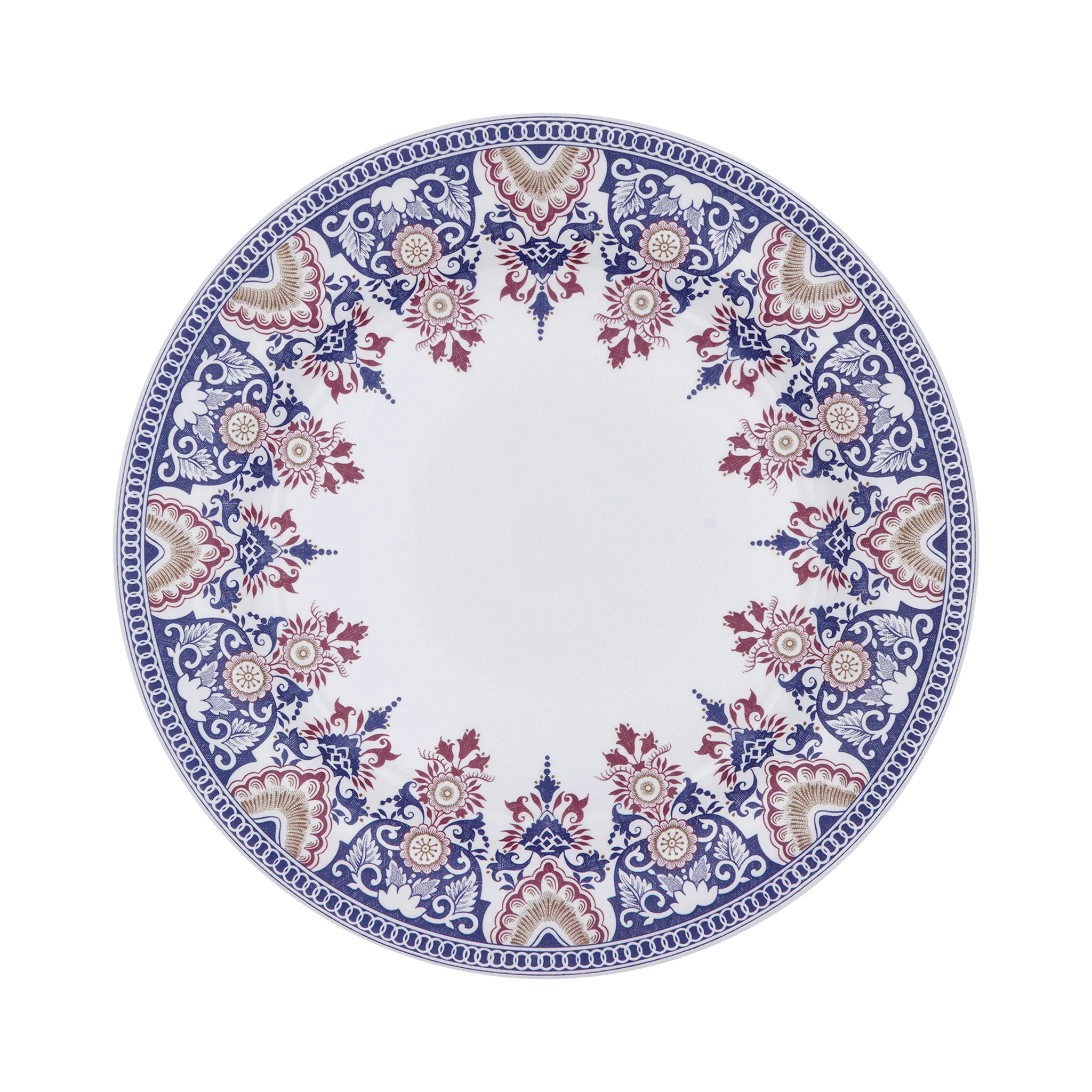 Assiette Plate Extra, Rouen Or, Gien