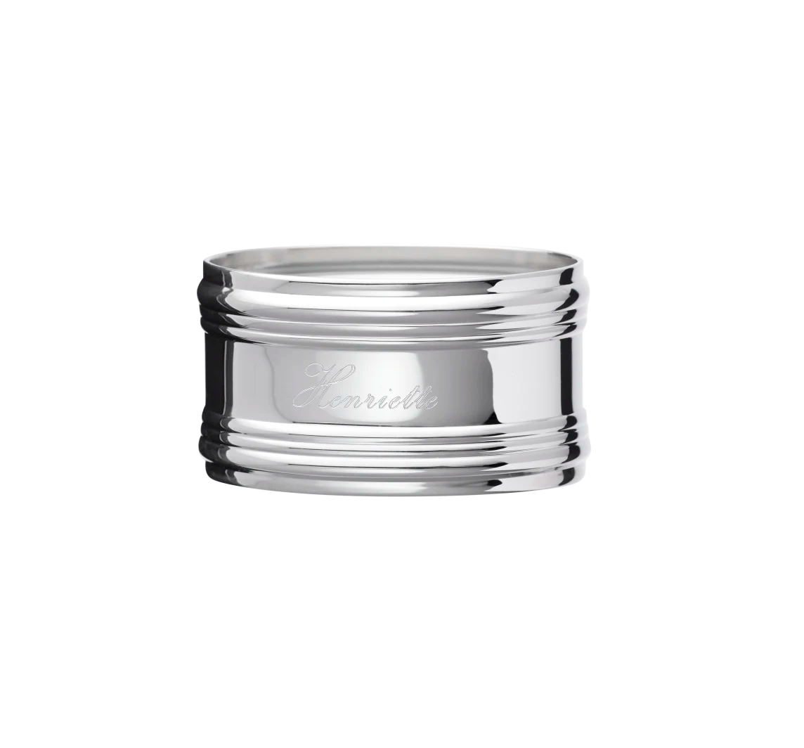 Rond de Serviette, Henriette MA, Christofle