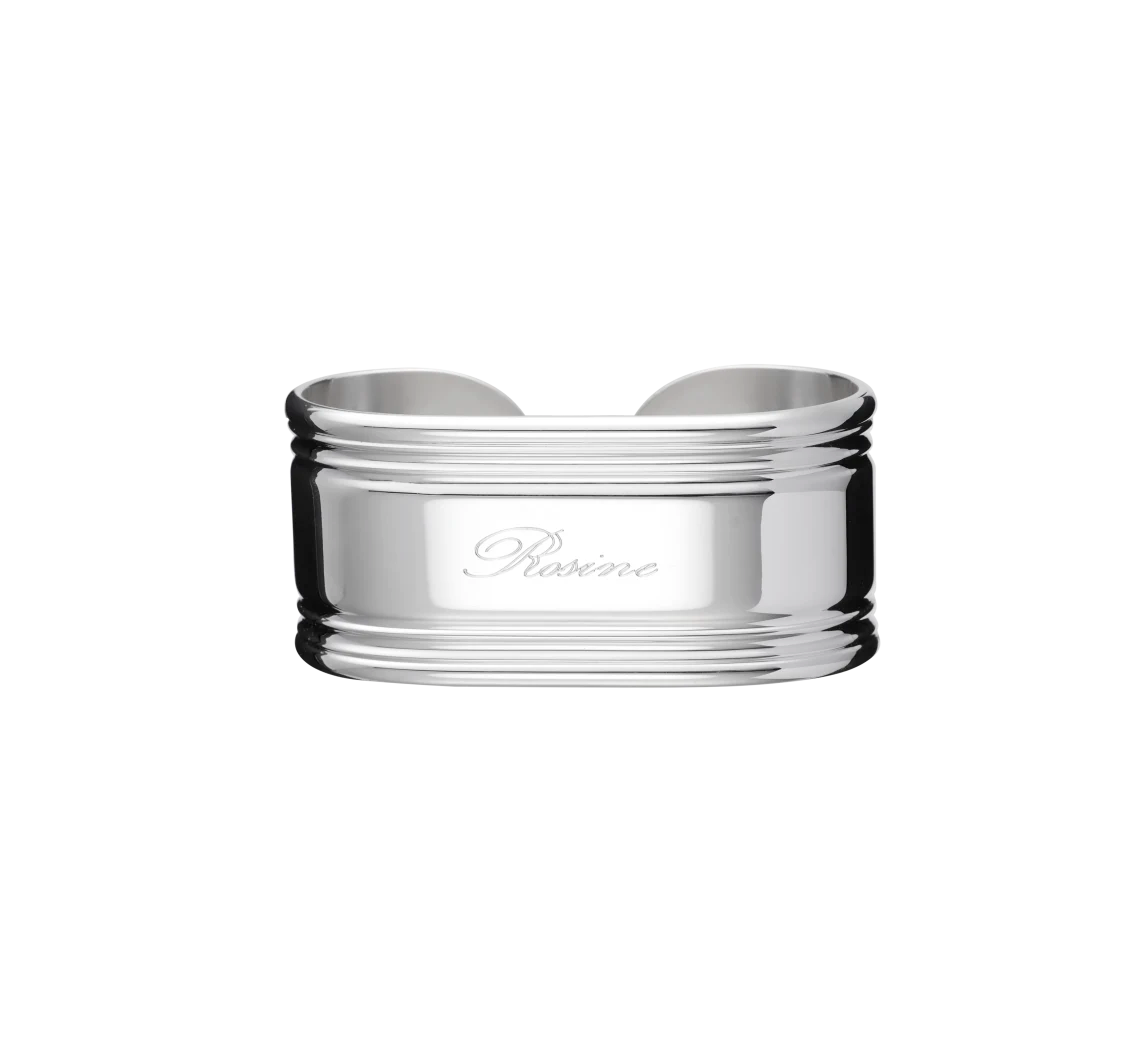 Rond de Serviette ouvert Rosine, Christofle