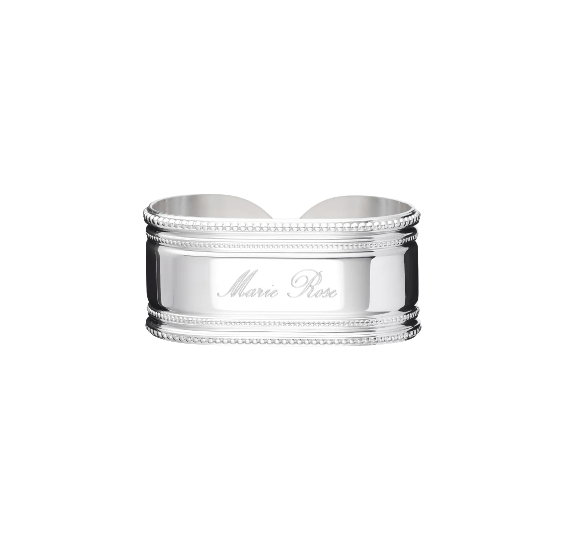 Rond de Serviette, Marie-Rose MA, Christofle
