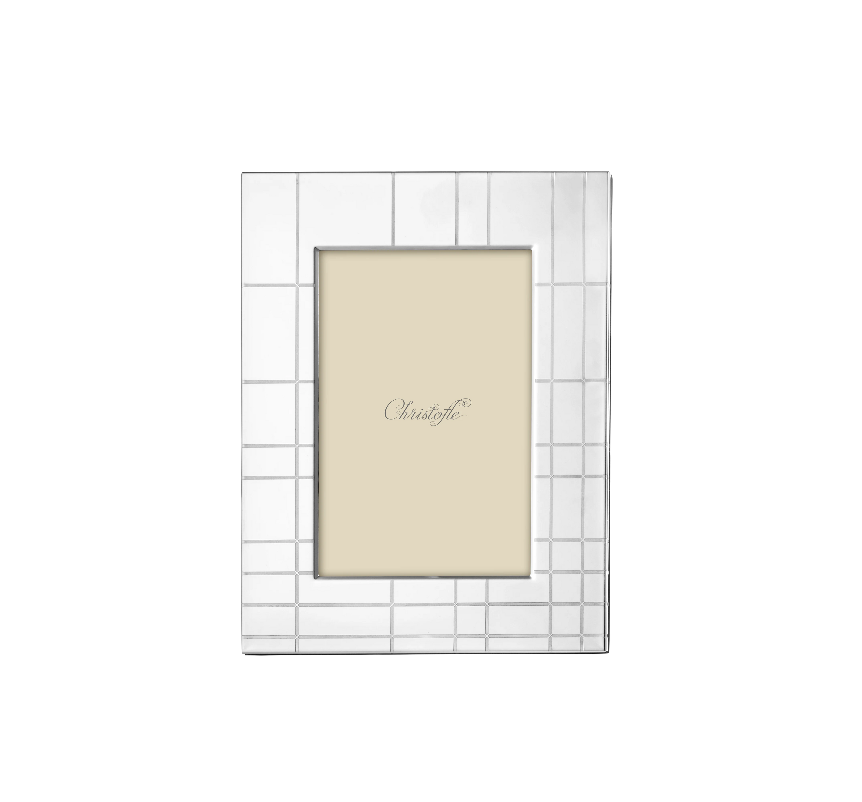 Cadre Photo Acier 13x18cm, Graphik, Christofle