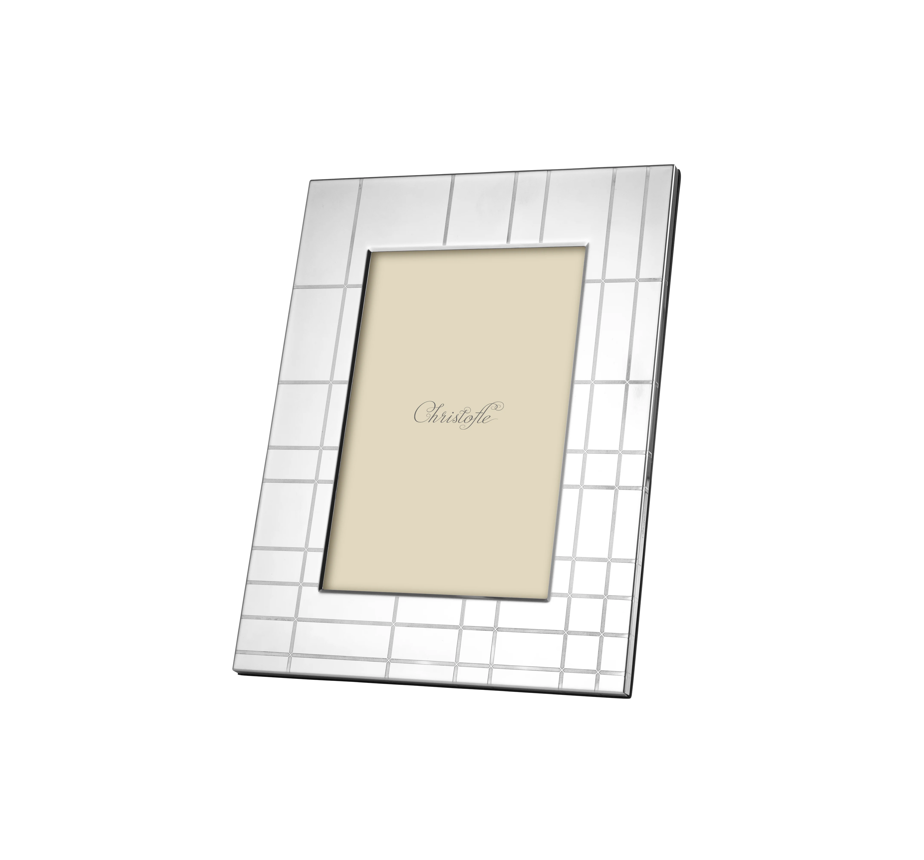 Cadre Photo en Acier 10x15cm, Graphik, Christofle