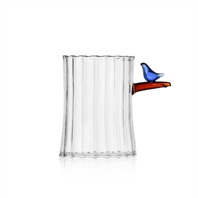 Porte-bougie chauffe-plat oiseau bleu, Ichendorf