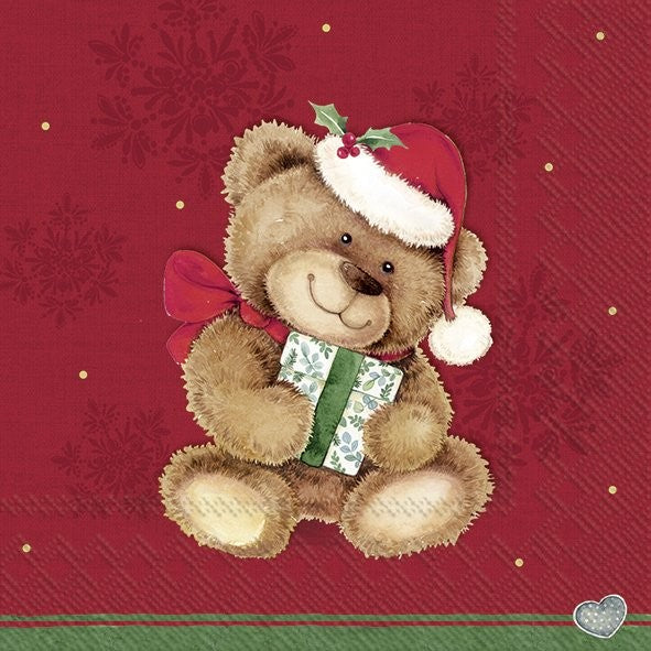 Couverture 130x180, Christmas Teddy