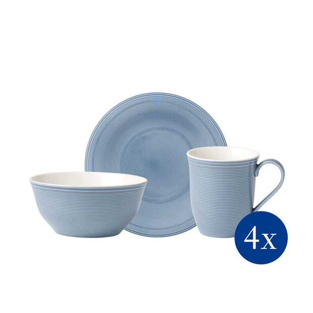 Set Petit déjeuner 12 pièces, Color Loop Horizon, Villeroy & Boch