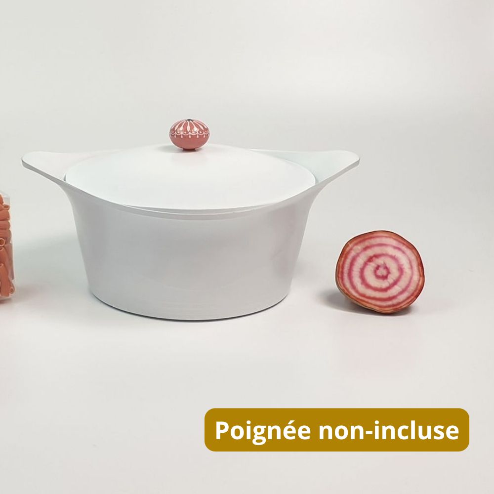 Cocotte Ronde 24 cm Blanche 4.5 L., Cookut