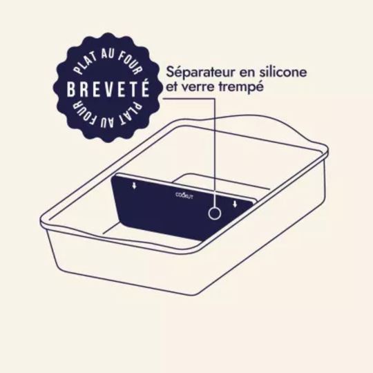 Plat au Four Myrtille 43x27x10 cm , Cookut