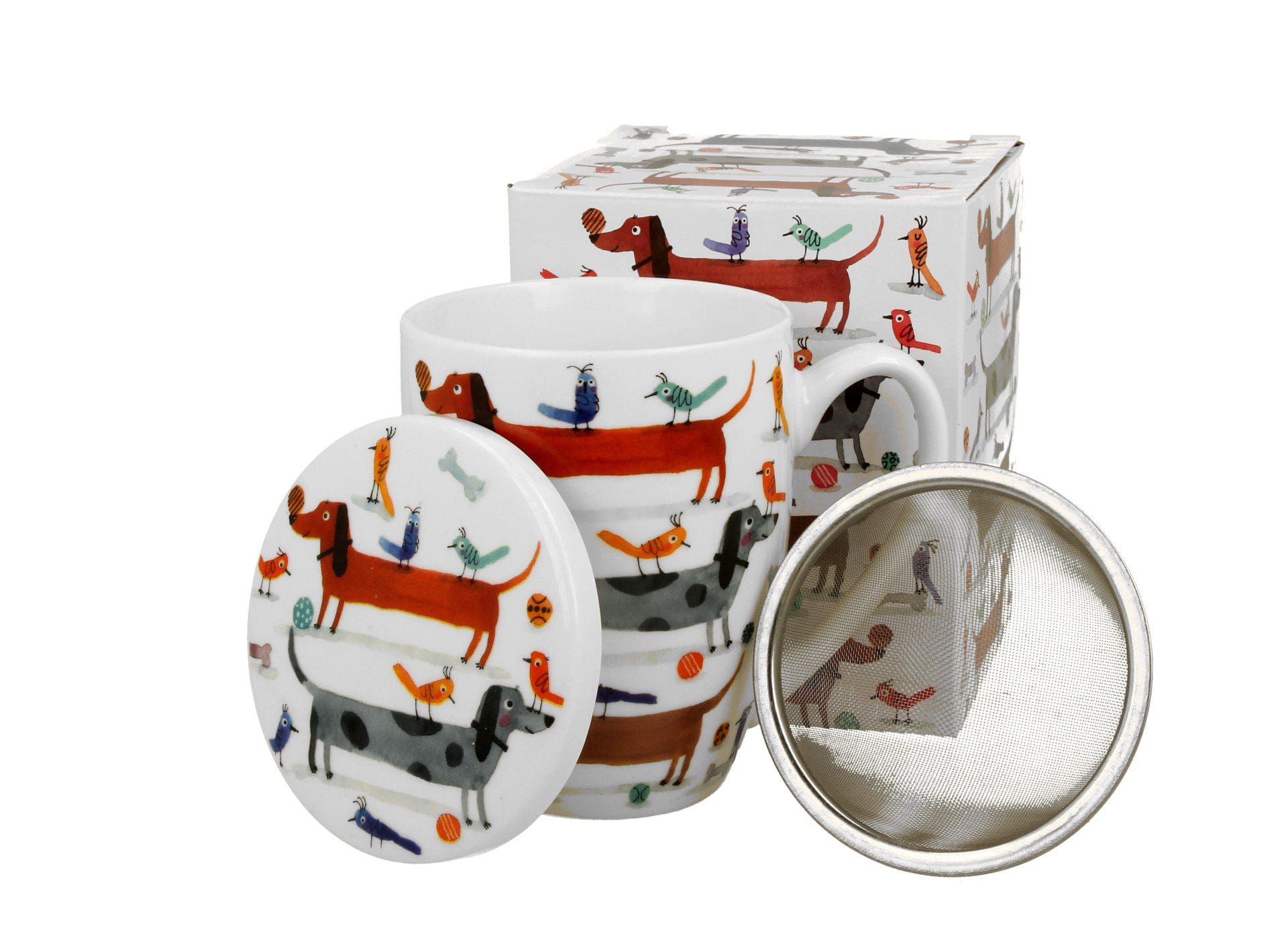 Tisanière 360 ml Chiens Longs, Duo