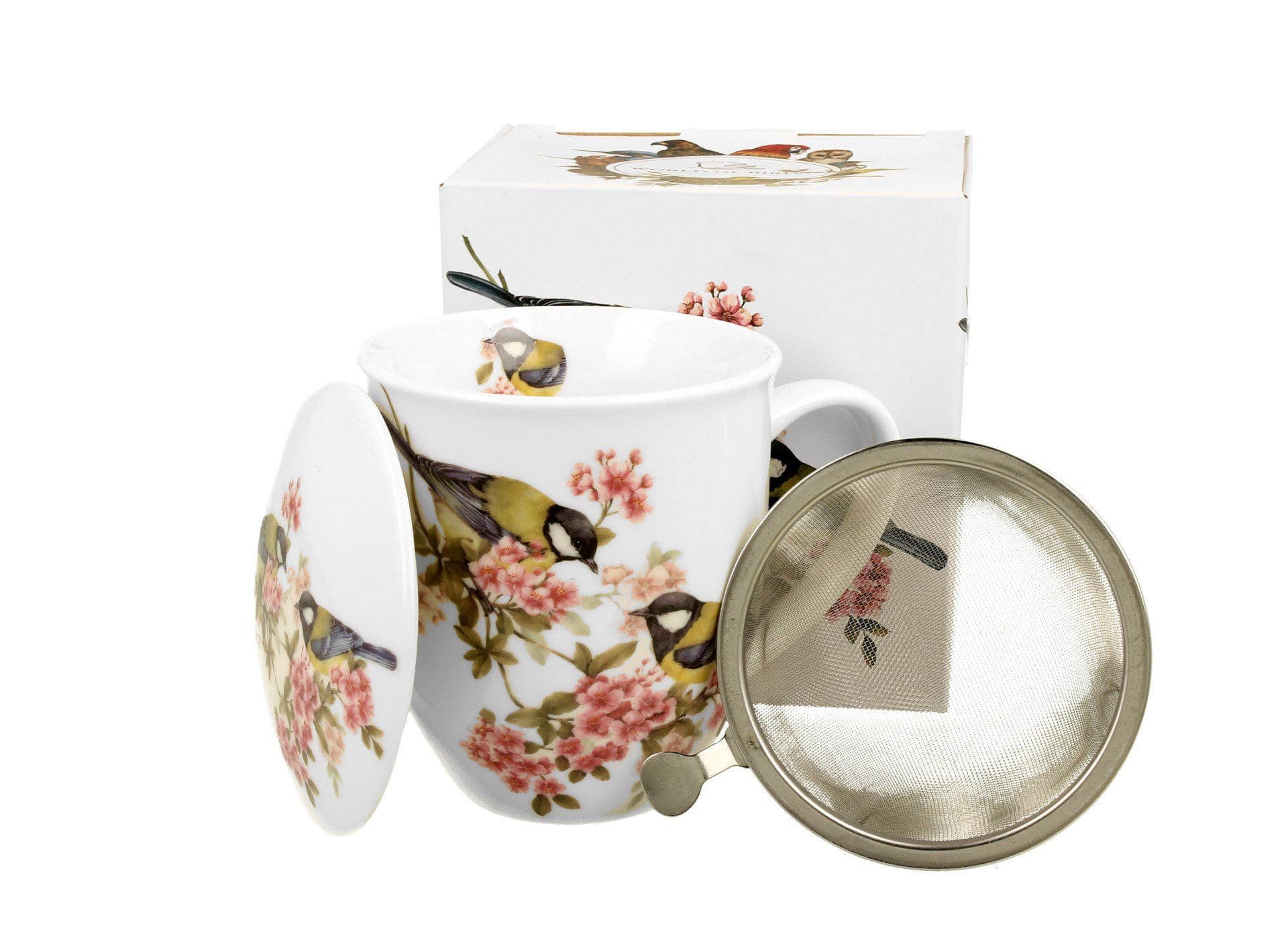 Tisanière 400ml Mésanges, Duo