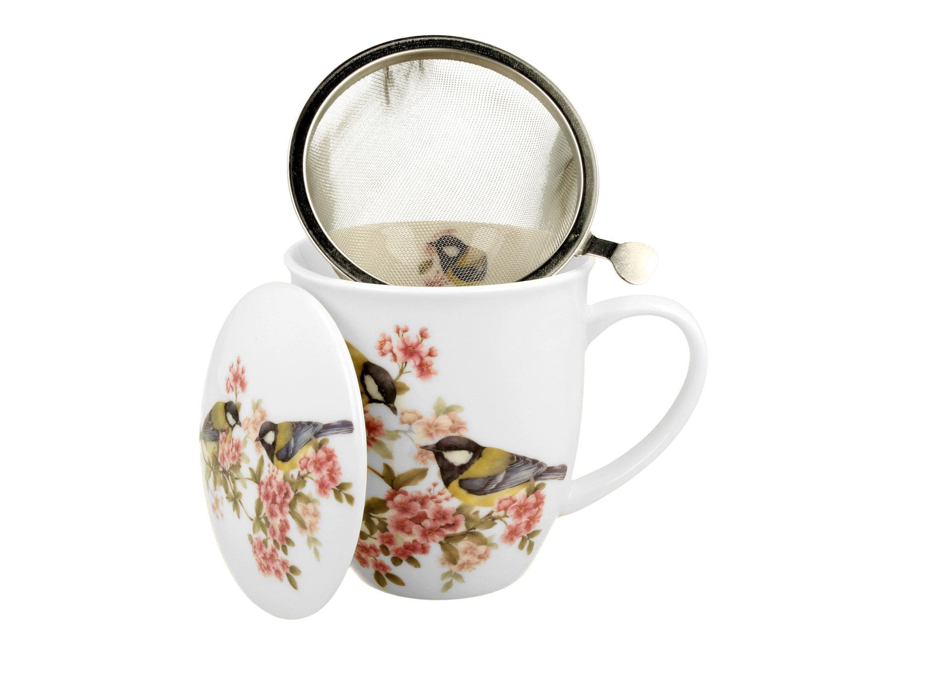 Tisanière 400ml Mésanges, Duo