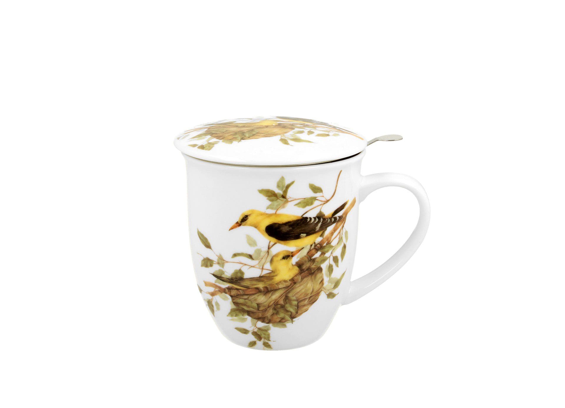 Tisanière 400 ml ORIOLES DORÉS D'EURASE, Duo