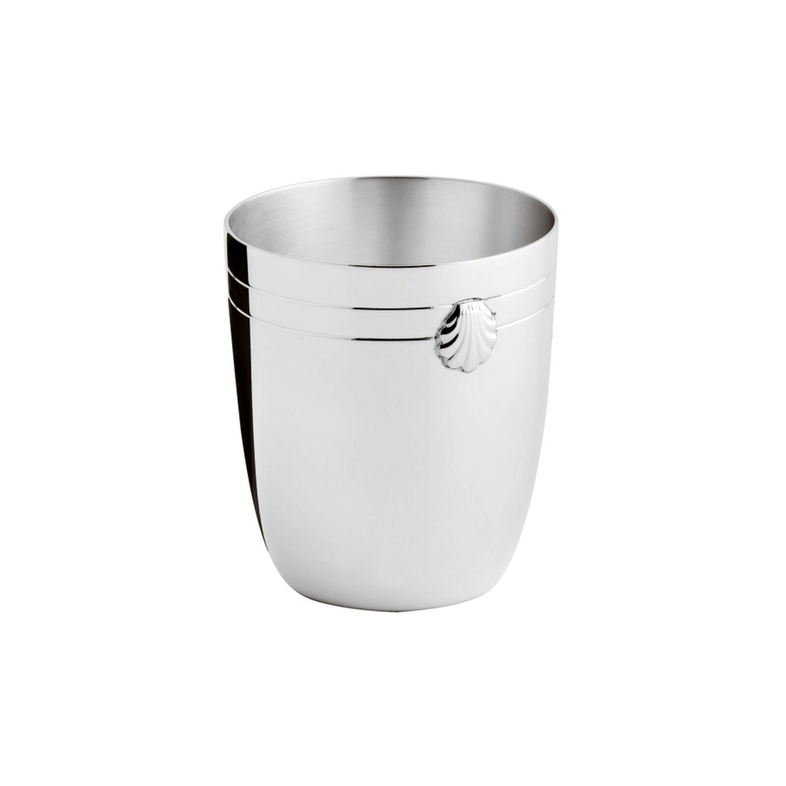 Silver Metal Cup, Precious Moments Shell, ERCUIS