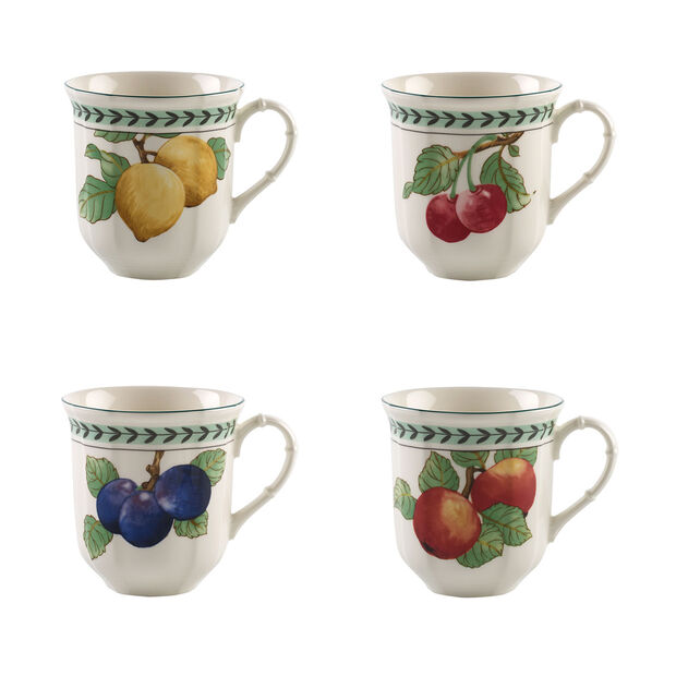 Ensemble de 4 Mug à café XL, French Garden Modern Fruits, Villeroy & Boch