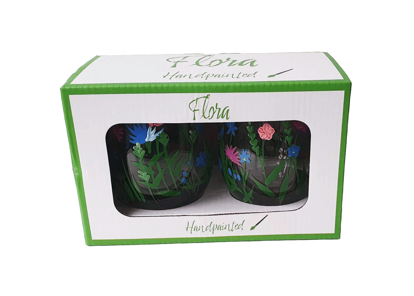 Gobelets Flowerfield, 450ml, 2-pack, Flora