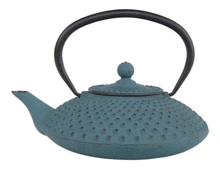 Théière en fonte 1,25 l, bleue, Kambin