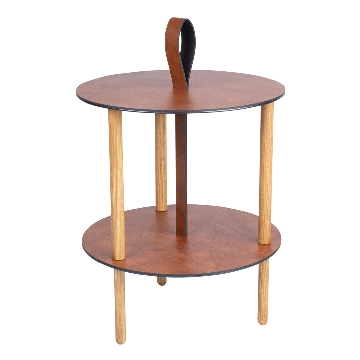 Table d'appoint S, Bull Warm Cognac/Oak Nature, Linddna