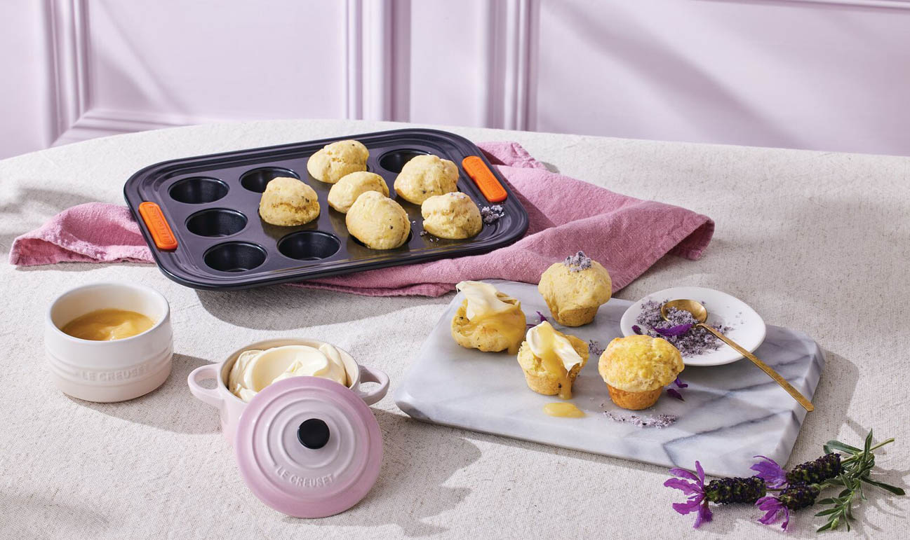 Moule 12 muffins, Acier, LE CREUSET