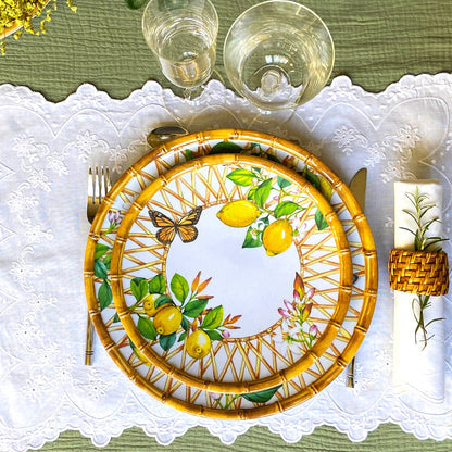 Assiette plate 28 cm, Capri, Les Jardins de la Comtesse