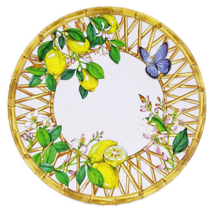 Assiette plate 28 cm, Capri, Les Jardins de la Comtesse