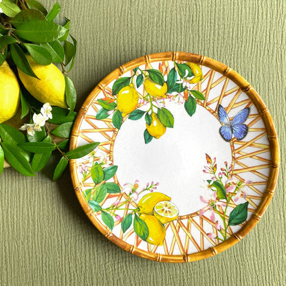 Assiette plate 28 cm, Capri, Les Jardins de la Comtesse