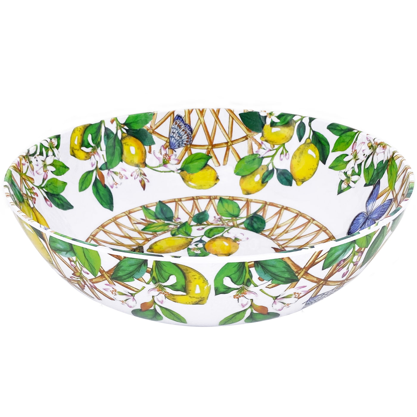 GM salad bowl 31 x 10 cm, Capri, Les Jardins de la Comtesse