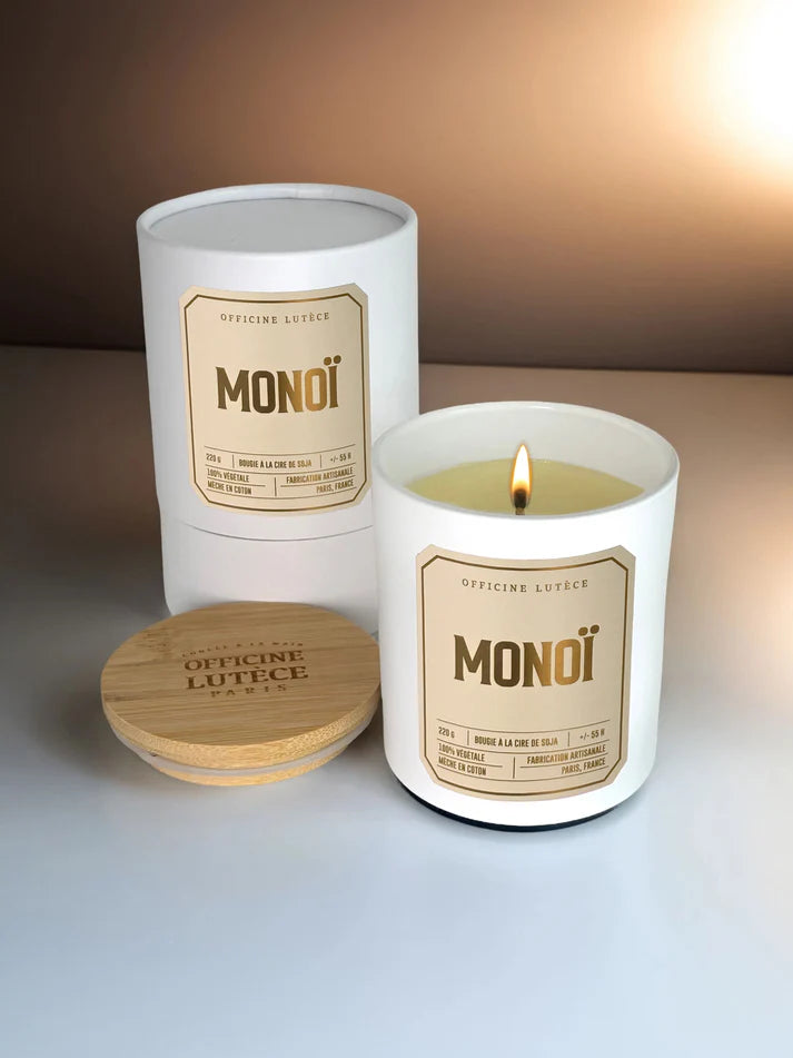 Bougie parfumée Monoi- Officine Lutèce