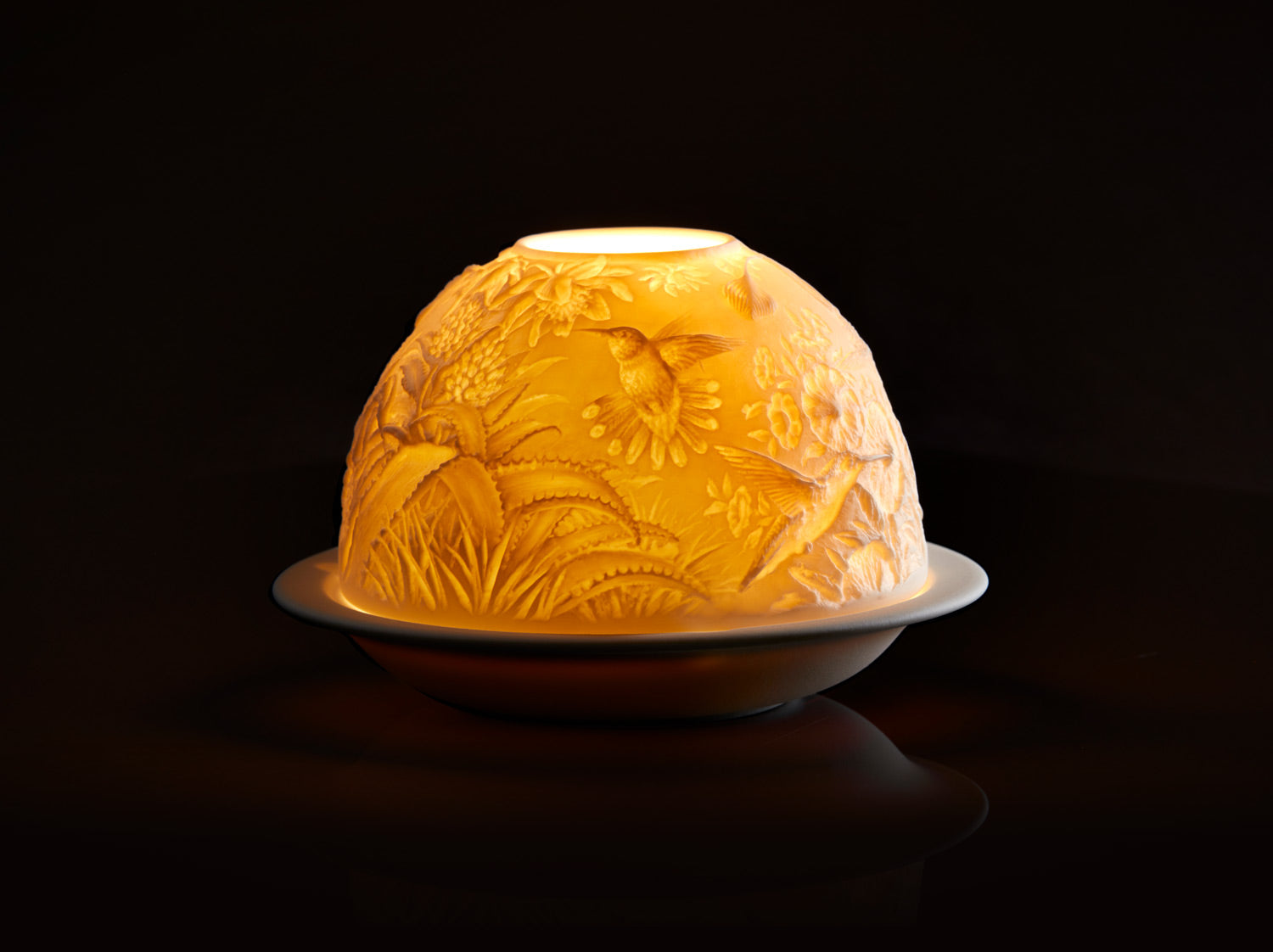 Lithophanie Led, Les Colibris, Bernardaud