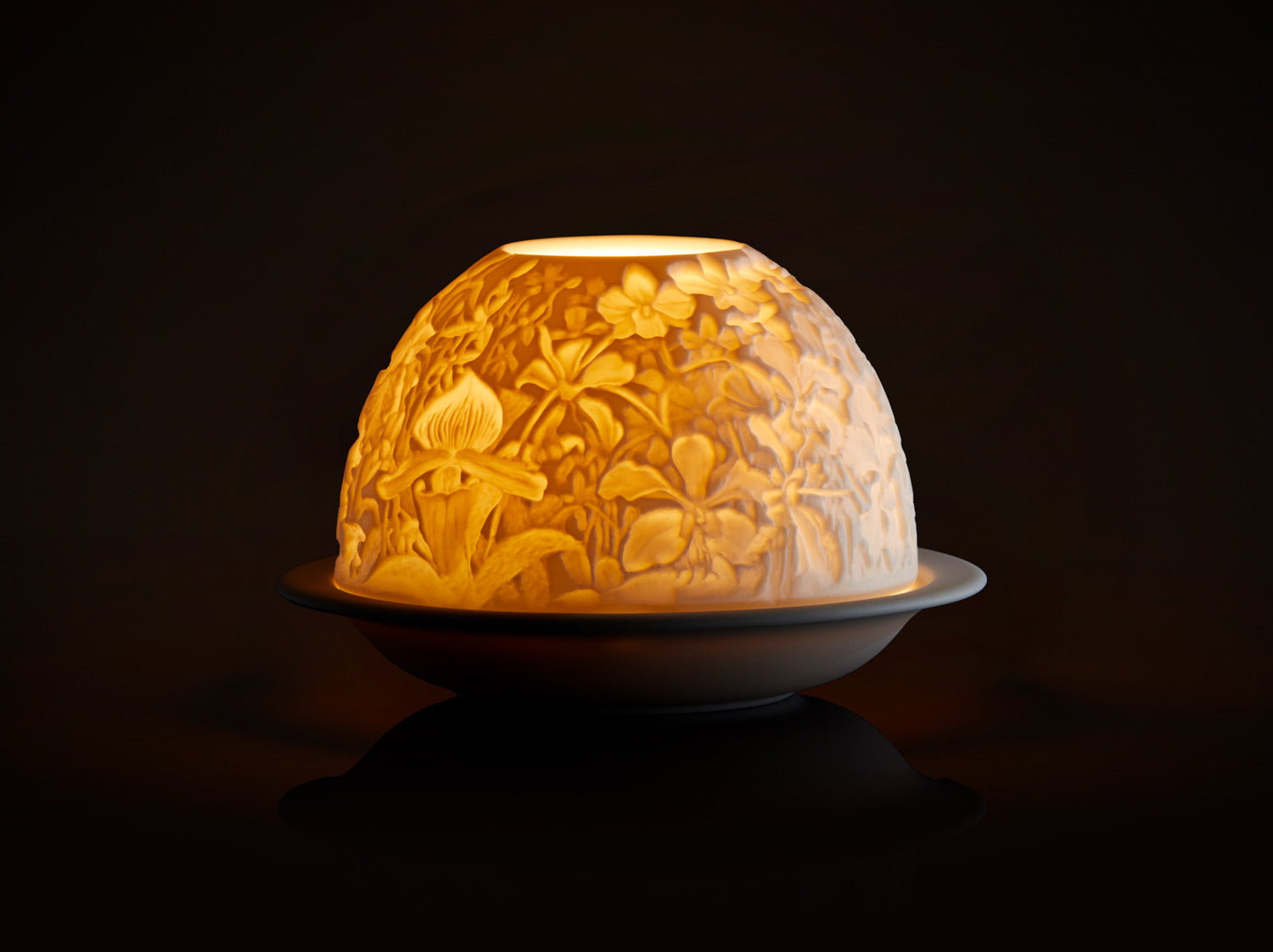 Lithophanie Les orchidées, Bernardaud