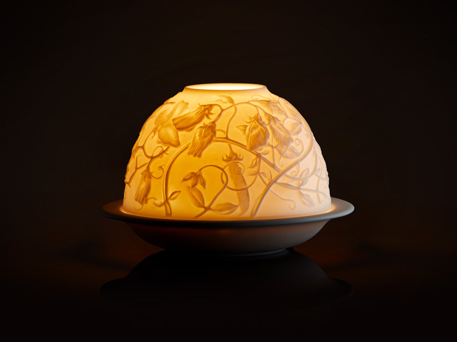 Lithophanie Led, Pois de Senteur, Bernardaud