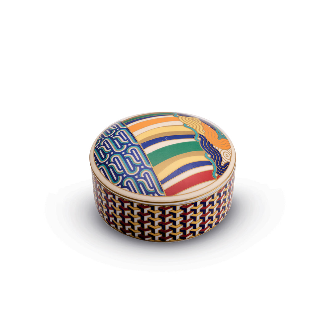 Boîte à bijoux arrondie LIVING GEOMETRIC, Pozzi