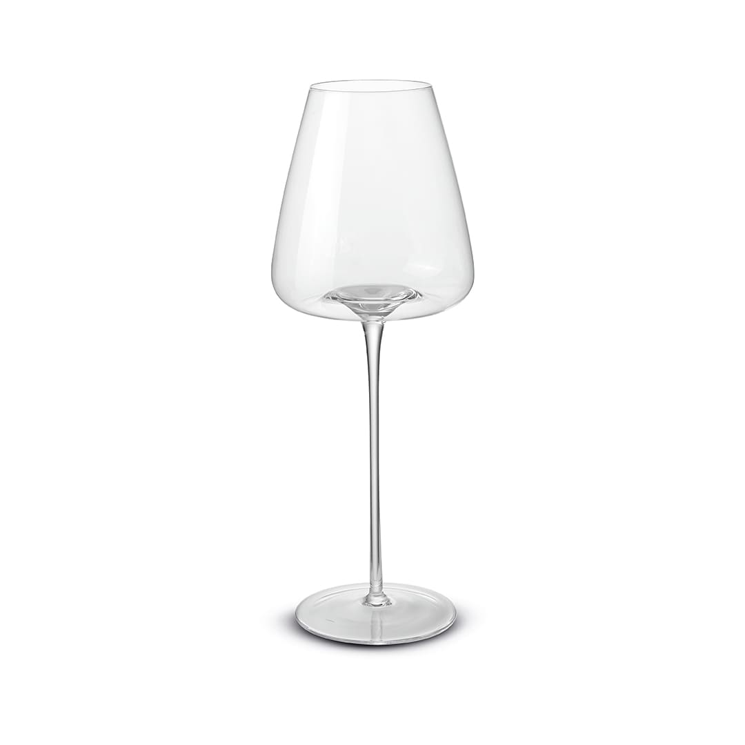Lot de 2 verres à vin rouge TRANSPARENTS, Pozzi