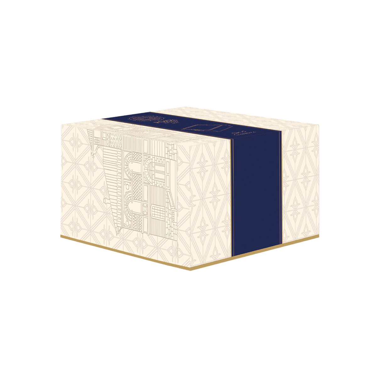 Sous-verres 10,5 × 10,5 × 4,5 cm set de 6 Paisley, Pozzi