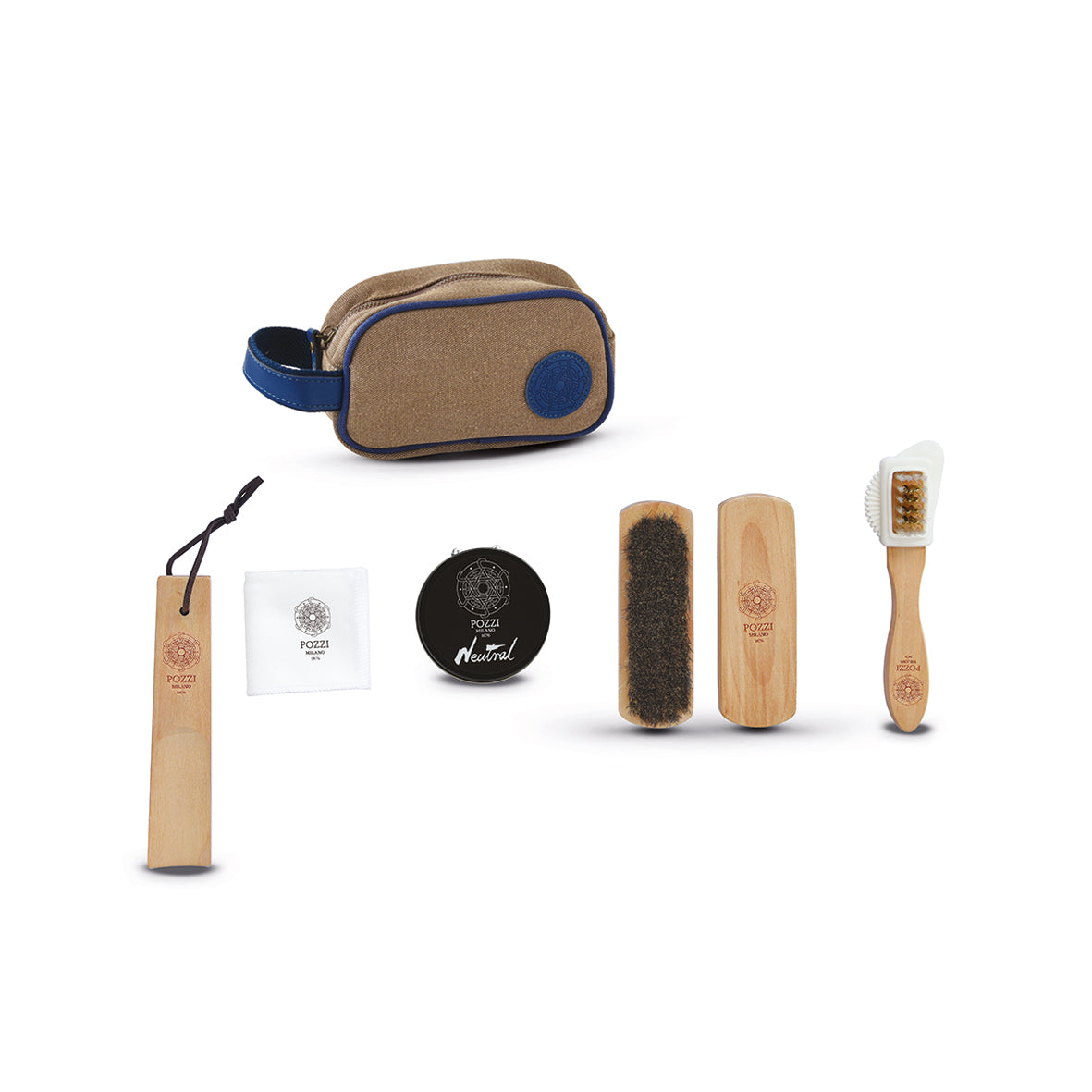 Kit d'entretien petit pour chaussures, Pozzi