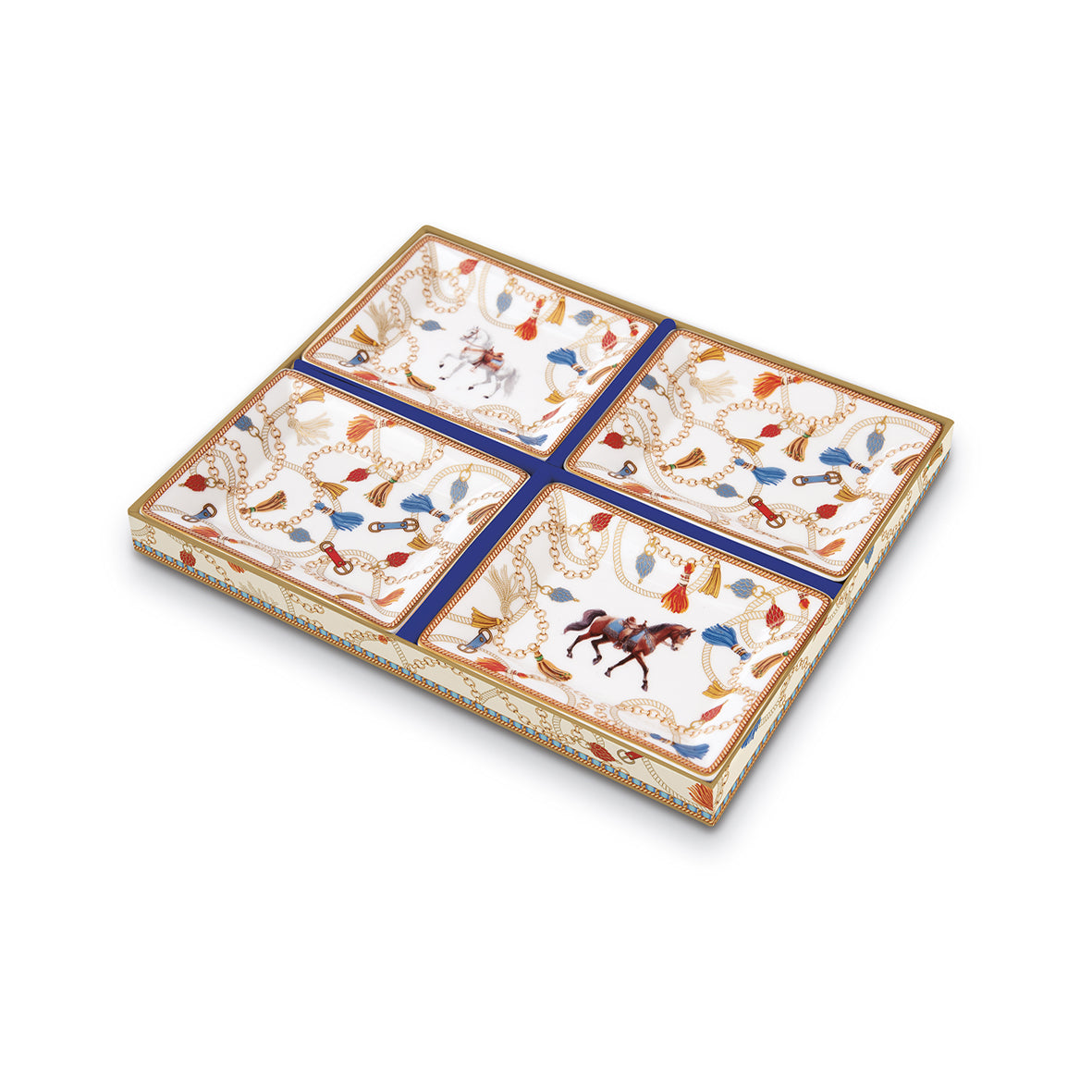 Vide-Poche 9,5 × 7,5 cm set de 4 CHEVAL, Pozzi